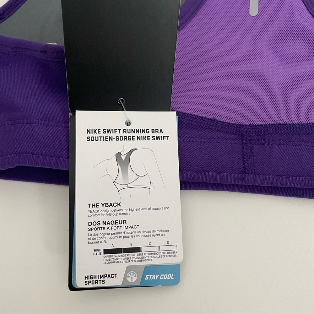 Nike Swift Running Soutine-Gorge Nike Swift Bra W… - image 8